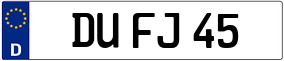 Truck License Plate